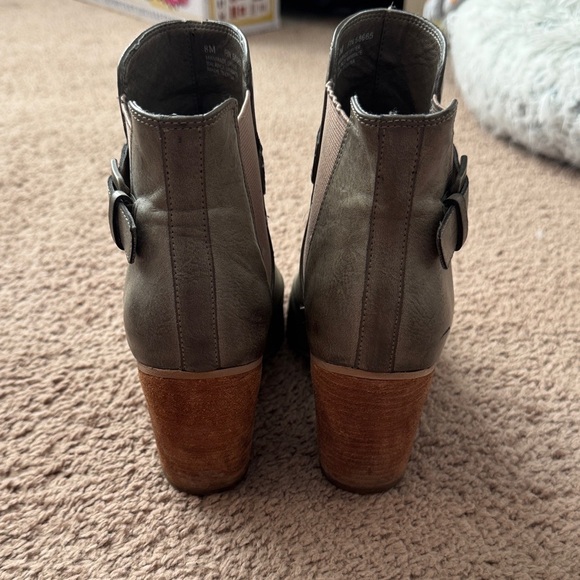 Abound Gray Ankle Boots for Women - Picture 3 of 7